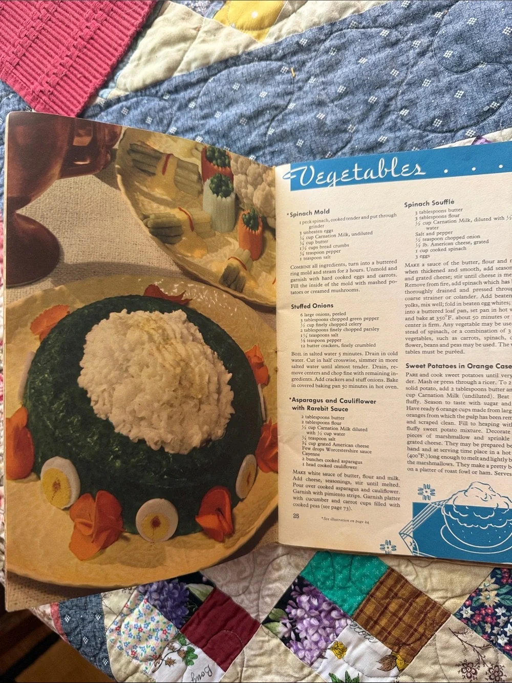 Vintage 1938 Carnation Cook Book Mary Blake 3rd Edition Illustrated Recipes